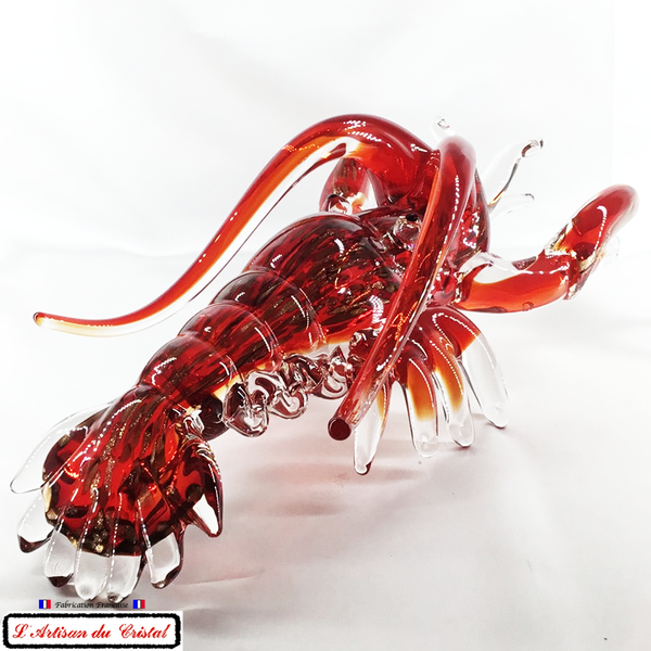 Sculpture Géante Collection Animals "Bernard le Homard" en Cristal Klein 54120 Baccarat France