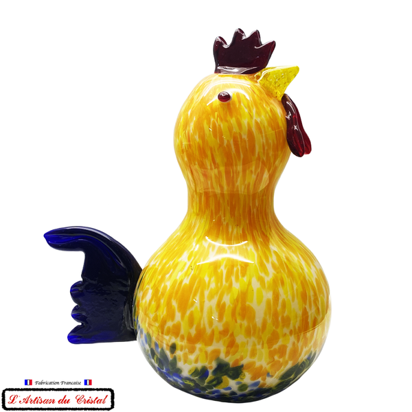 Sculpture Collection Animals "Le Coq" en Cristal Maison Klein 54120 Baccarat France