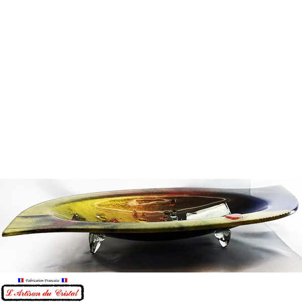 Coupe Centre de Table "Vague" en Cristal Maison Klein 54120 Baccarat France