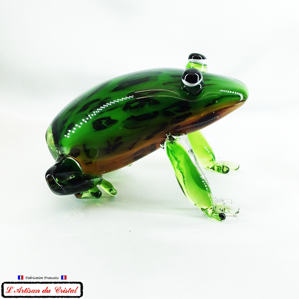 Sculpture Collection Animals Cristal "Grenouille" Maison Klein 54120 Baccarat France