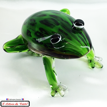 Load image into Gallery viewer, Sculpture Collection Animals Cristal &quot;Grenouille&quot; Maison Klein 54120 Baccarat France

