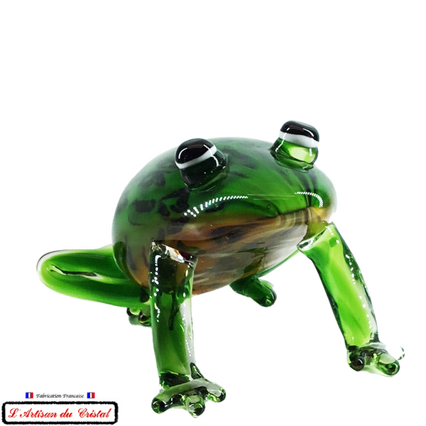 Sculpture Collection Animals Cristal "Grenouille" Maison Klein 54120 Baccarat France