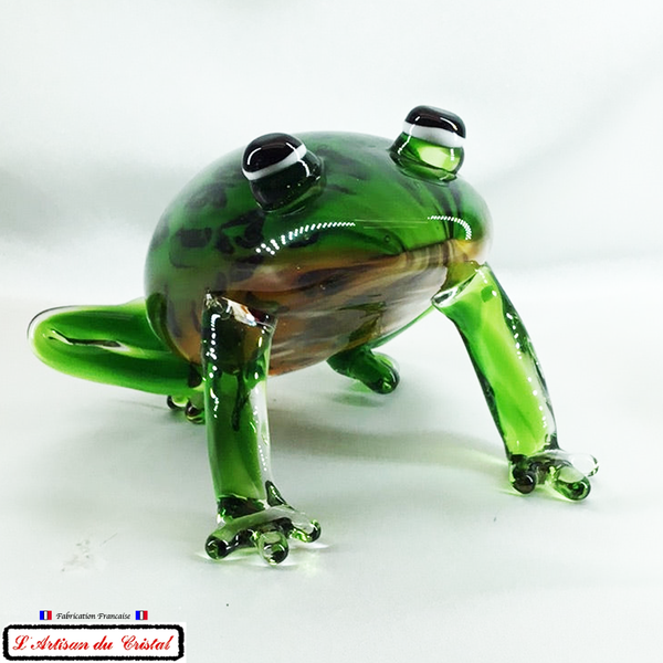 Sculpture Collection Animals Cristal "Grenouille" Maison Klein 54120 Baccarat France