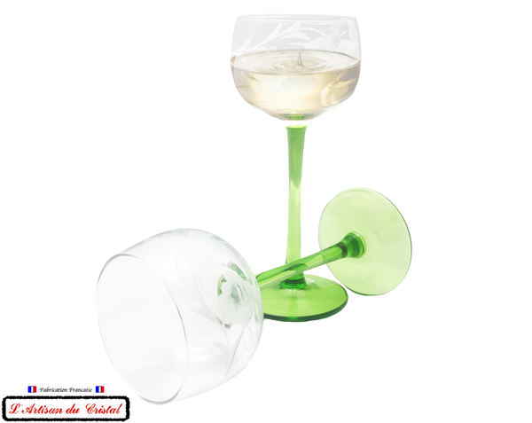 Service Alsace verres à vin du Rhin mise en situation 