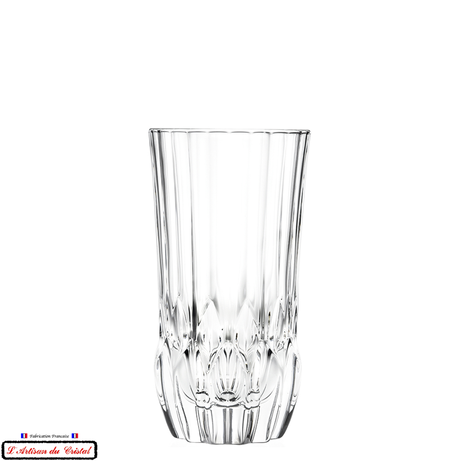 Concorde Prestige Service: 6 Crystal Long Drink Glasses (40 cl) Maison Klein 54120 Baccarat France