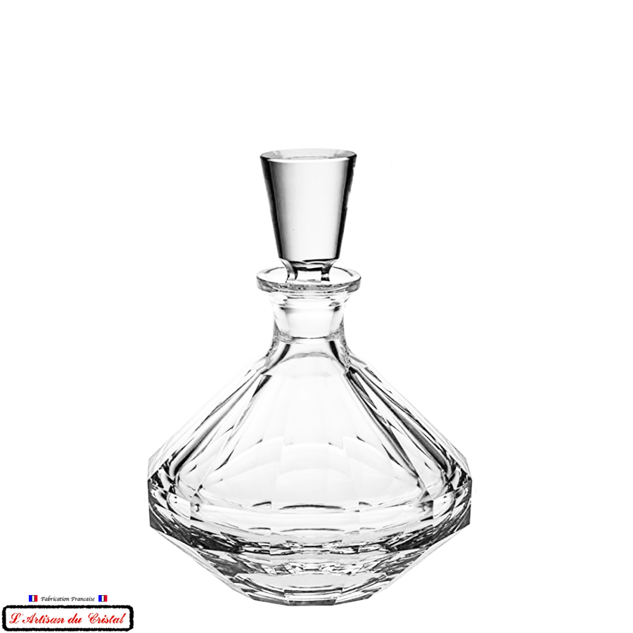 Crystal Wine/Whisky Decanter Diamond Collection "Rose" Maison Klein54120 Baccarat France