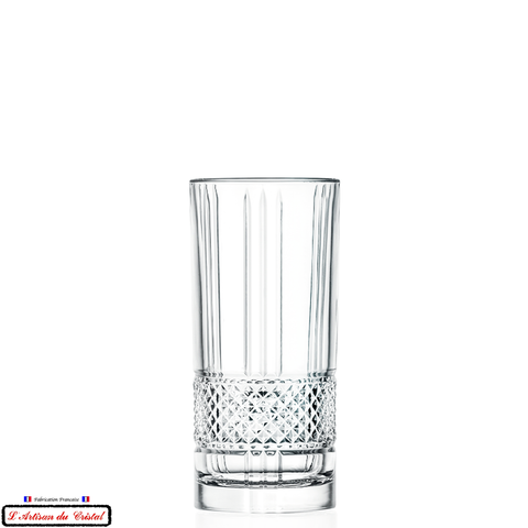 Service Diamant : Verres Long Drink en Cristal (37 cl) Maison Klein 54120 Baccarat France