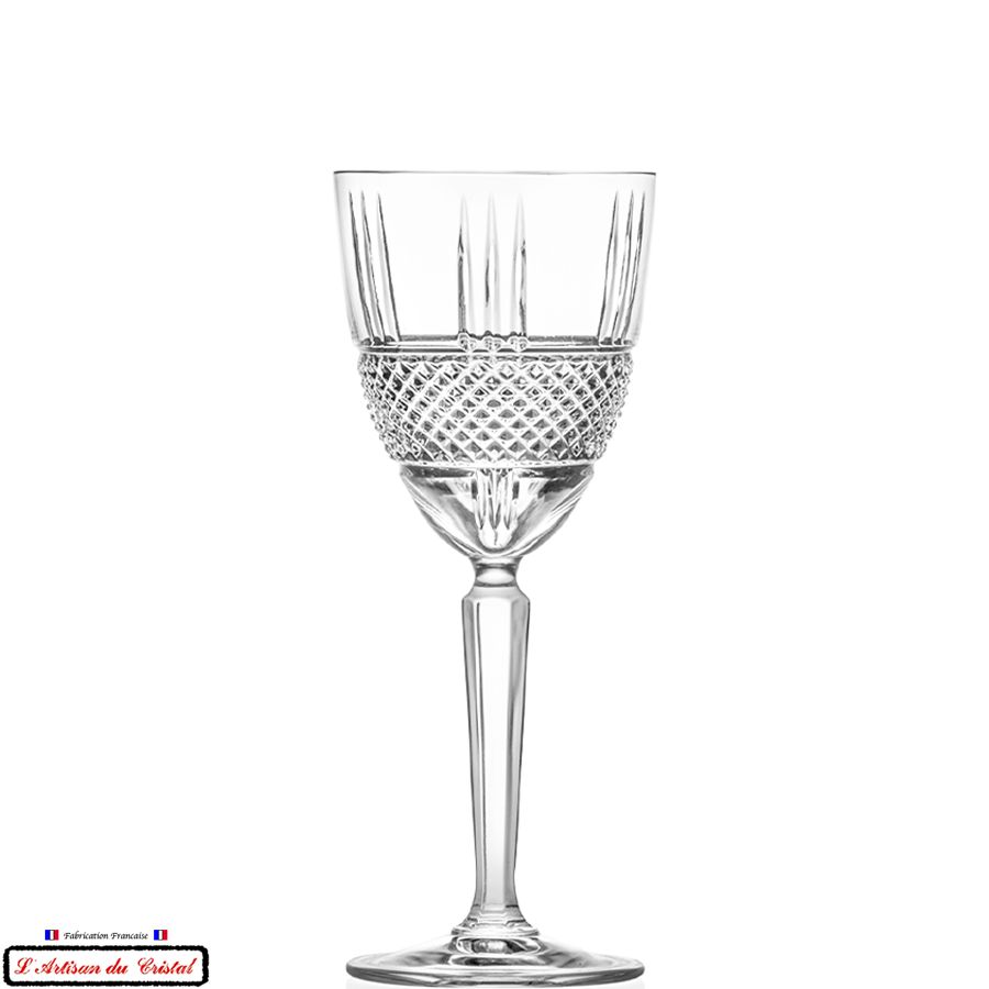 Diamond Service : Crystal Water Glasses (29 cl) Maison Klein 54120 Baccarat France
