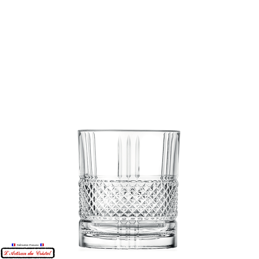 Service Diamant: 6 Verres à Whisky (34 cl) Cristal Klein 54120 BACCARAT France