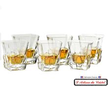 Load image into Gallery viewer, Service Glacier Whisky Decanter Crystal Maison Klein 54120 Baccarat France
