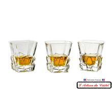 Charger l&#39;image dans la galerie, Service Glacier 6 verres à Whisky en Cristal (28 cl) Maison Klein 54120 Baccarat France