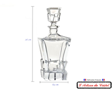 Load image into Gallery viewer, Service Glacier Whisky Decanter Crystal Maison Klein 54120 Baccarat France
