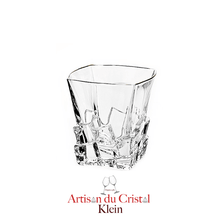 Load image into Gallery viewer, Glacier Service 6 Crystal Whisky Glasses (28 cl) Maison Klein 54120 Baccarat France
