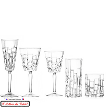 Load image into Gallery viewer, Service Graphic, service complet, verre à vin, flutes à champagne, verre à eau, verre à long drink, gobelet à whisky ou à eau
