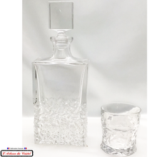 Charger l&#39;image dans la galerie, Service Iceman : Carafe à Whisky en Cristal Maison Klein 54120 Baccarat France
