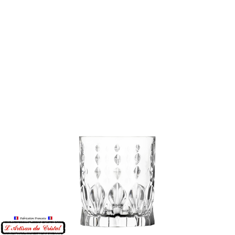 Service Mimosa : 6 Verres à Whisky (34 cl) Cristal Klein 54120 BACCARAT France