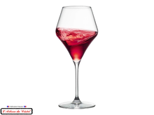 Load image into Gallery viewer, Oenologist service: 6 crystal glasses 50 cl or 38 cl Maison Klein 54120 Baccarat France