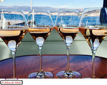 Load image into Gallery viewer, Oenologist service: 6 crystal glasses 50 cl or 38 cl Maison Klein 54120 Baccarat France
