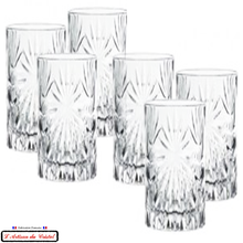 Load image into Gallery viewer, Sunbeam Service: 6 Long Drink Glasses in Crystal Maison Klein 54120 Baccarat France