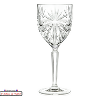 Load image into Gallery viewer, Sunshine Service: 6 Crystal Wine Glasses (29 cl) Maison Klein 54120 Baccarat France

