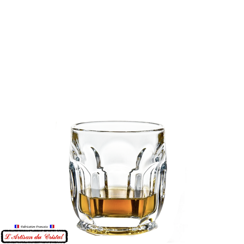 Service Royal : 6 Verres à Whisky 25 cl en Cristal Maison Klein 54120 Baccarat France