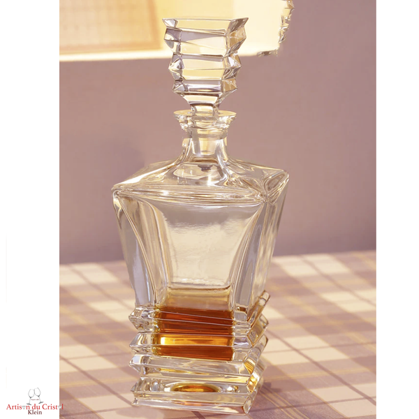 Service Square : Carafe à Whisky Decanter 90 cl en Cristal Klein 54120 Baccarat France