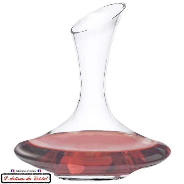Traditional Service: Crystal Wine Decanter with Stopper Maison Klein 54120 Baccarat France
