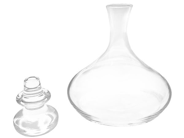 Traditional Service: Crystal Wine Decanter with Stopper Maison Klein 54120 Baccarat France