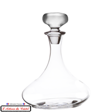 Charger l&#39;image dans la galerie, Service Tradition : Carafe à Vin en Cristal avec Bouchon Maison Klein 54120 Baccarat France
