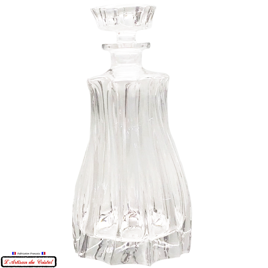 Service Twist : Carafe à Whisky/Vin en Cristal Maison Klein 54120 Baccarat France
