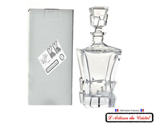Load image into Gallery viewer, Service Glacier Whisky Decanter Crystal Maison Klein 54120 Baccarat France
