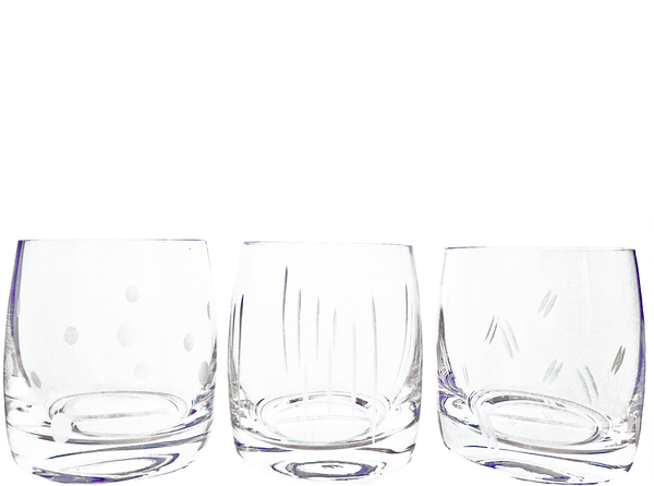 Service Tradition/INAO Signature : 6 Verres à Whisky/Eau en Cristal Maison Klein 54120 Baccarat France