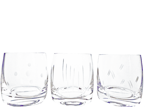 Service Tradition/INAO Signature : 6 Verres à Whisky/Eau en Cristal Maison Klein 54120 Baccarat France
