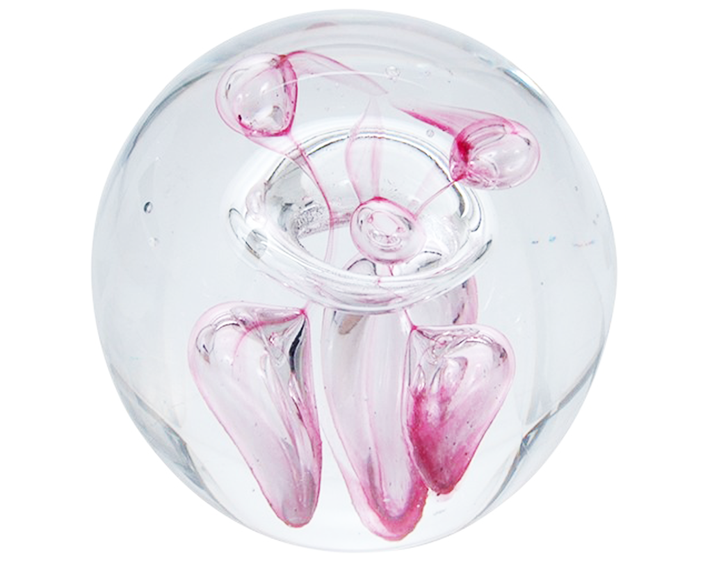 Presse-papier Pissenlit En Résine - Boule De Rêve Avec Vraie Fleur, 9cm, Pièce Unique