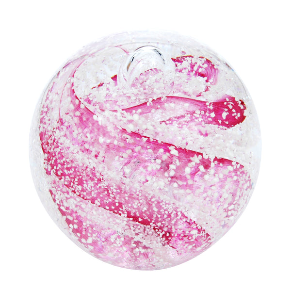 Sulfure Presse Papier en Cristal : Spirale Romantique