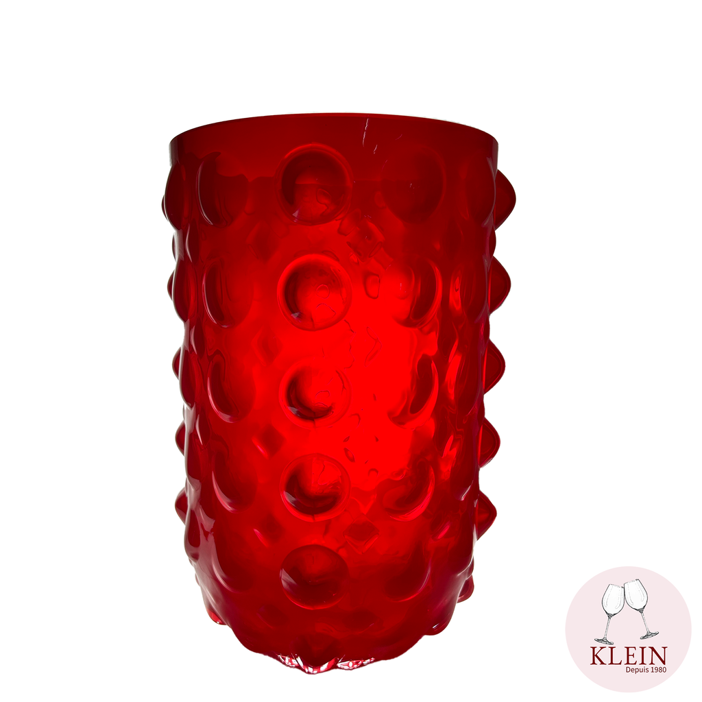 Vase pineapple collection "Le Rouge et Le Noir"