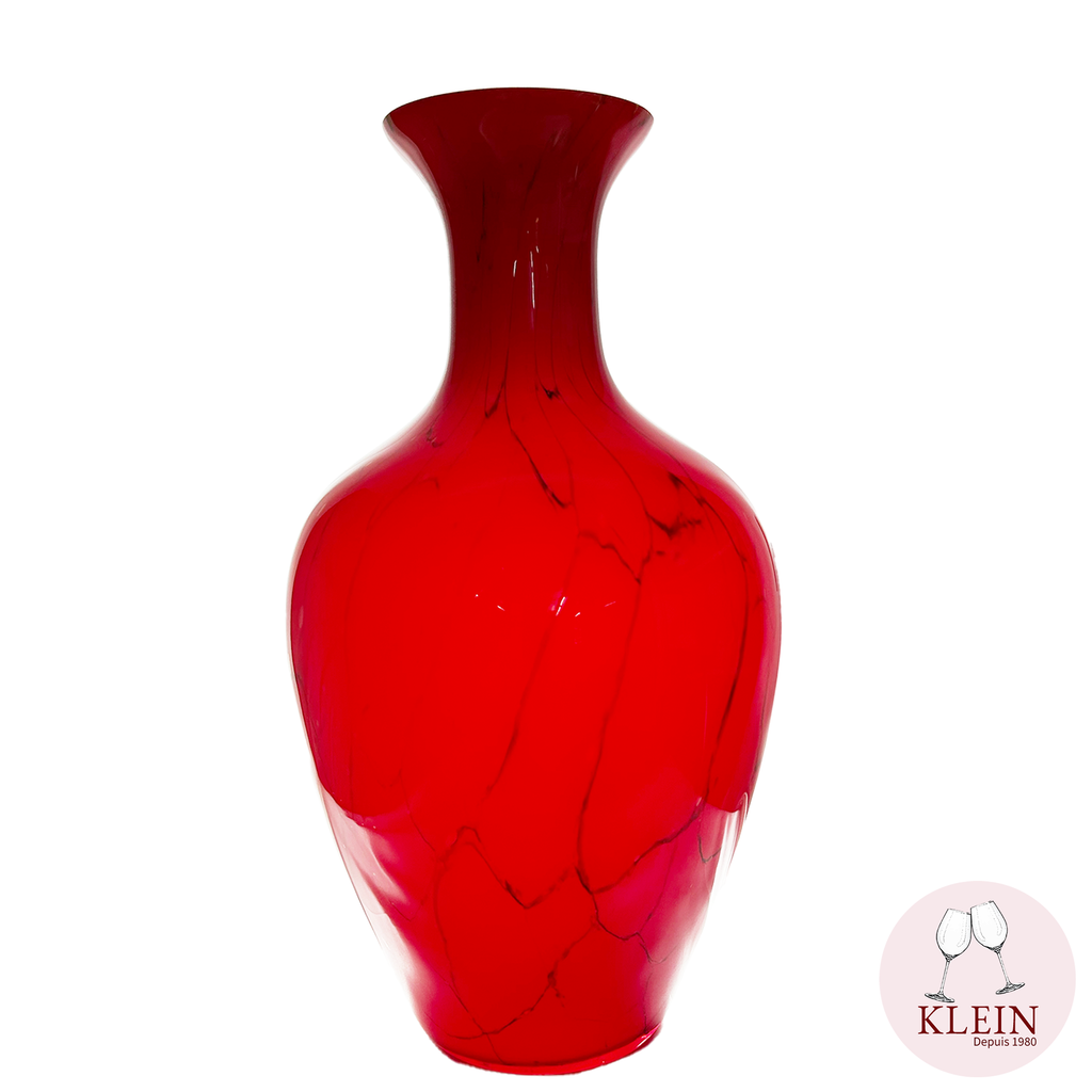 Vase Red amphore collection "Le rouge et le Noir"