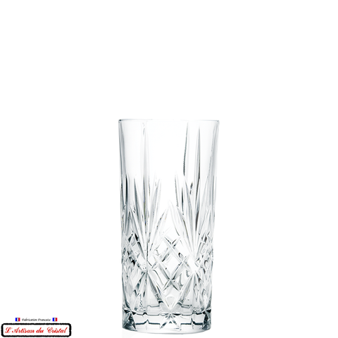 Service Romeo : 6 Verres Long Drink en Cristal Maison Klein 54120 BACCARAT France