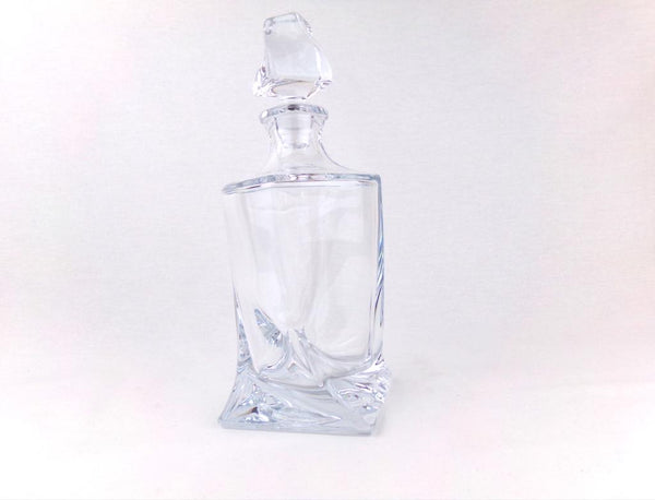 Service Tourbillon : Carafe à Whisky en Cristal Maison Klein 54120 Baccarat France
