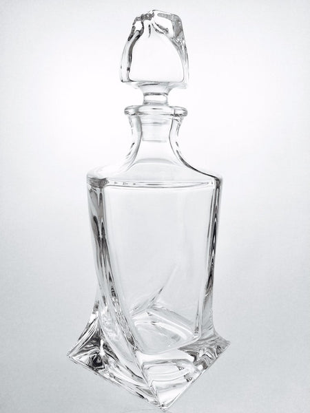 Service Tourbillon : Carafe à Whisky en Cristal Maison Klein 54120 Baccarat France