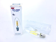 Load image into Gallery viewer, Pack of 6 special crystal Led bulbs: cold white light.
