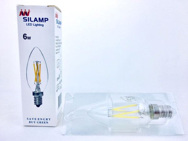 Pack 6 ampoules Led spéciales cristal: lumière blanc neutre.