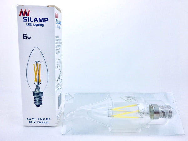 Pack 6 bulbs Led special crystal: neutral white light.
